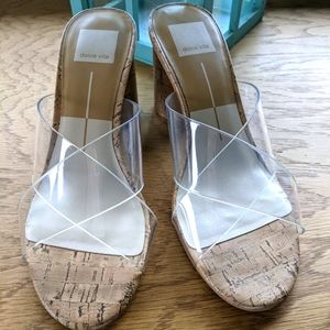 Dolce Vita Vinyl Cork Sandals